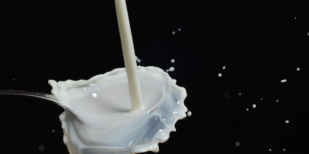 Featured image of splashing milk on black background by artemtation from Pixabay
