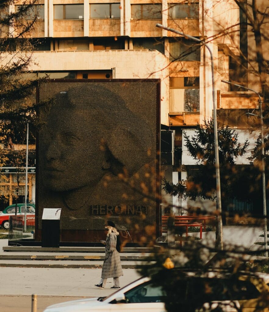 The Heroinat Memorial in Pristina Kosovo for Pexels by Şenad Kahraman